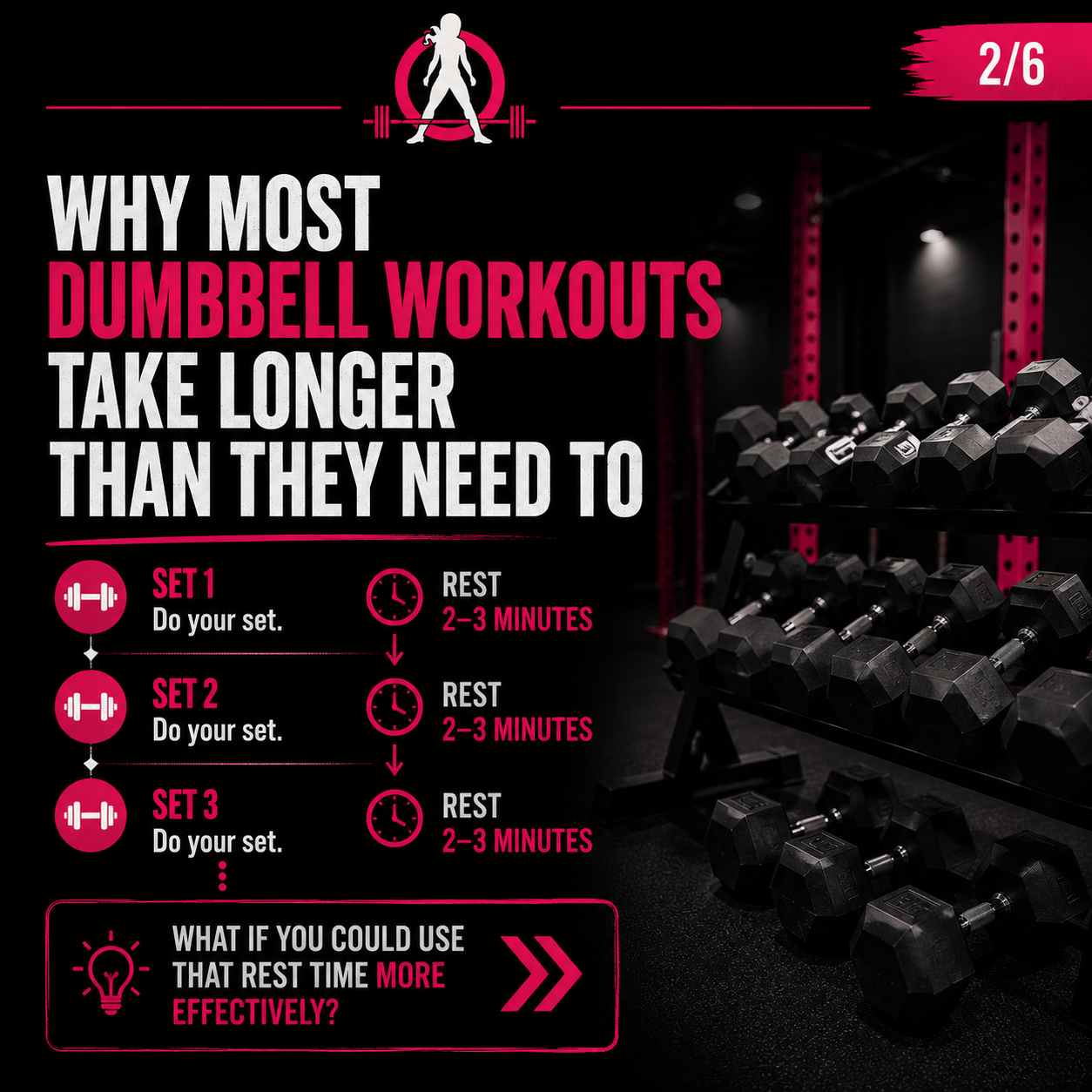 Get better results from your dumbbell workouts without spending more time in the gym