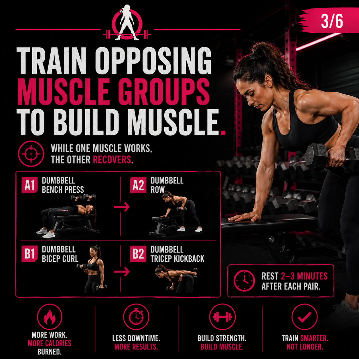 Building Muscle and Strength with Dumbbell Exercise Pairing