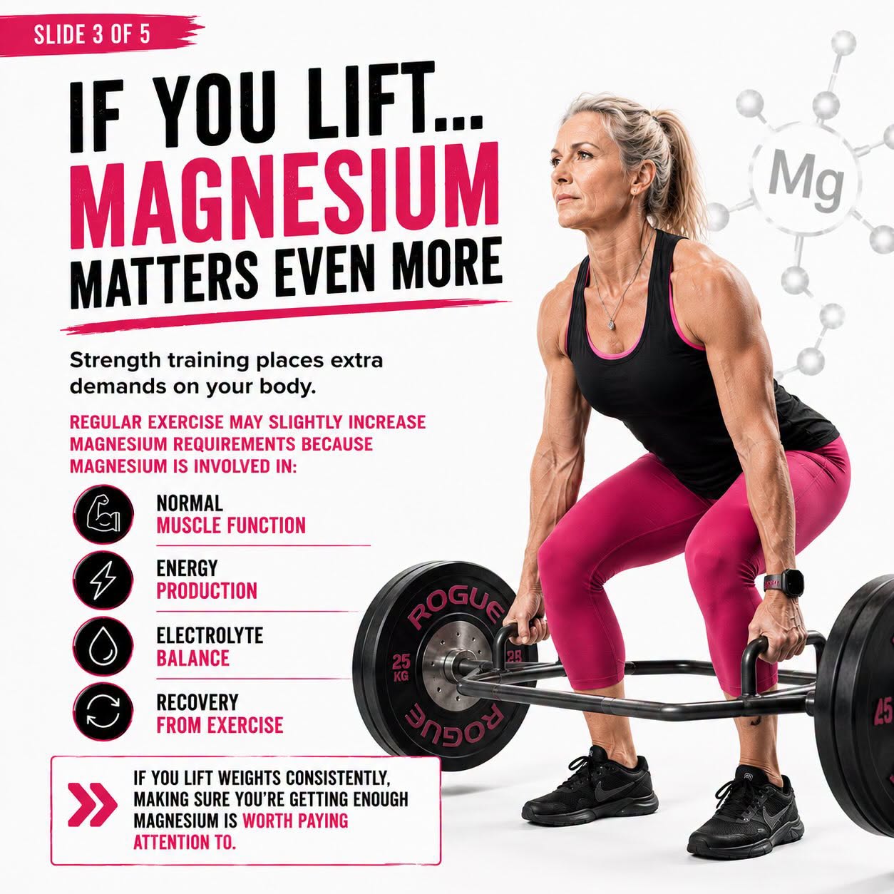 Why Women Over 50 Who Lift Should Care About Magnesium