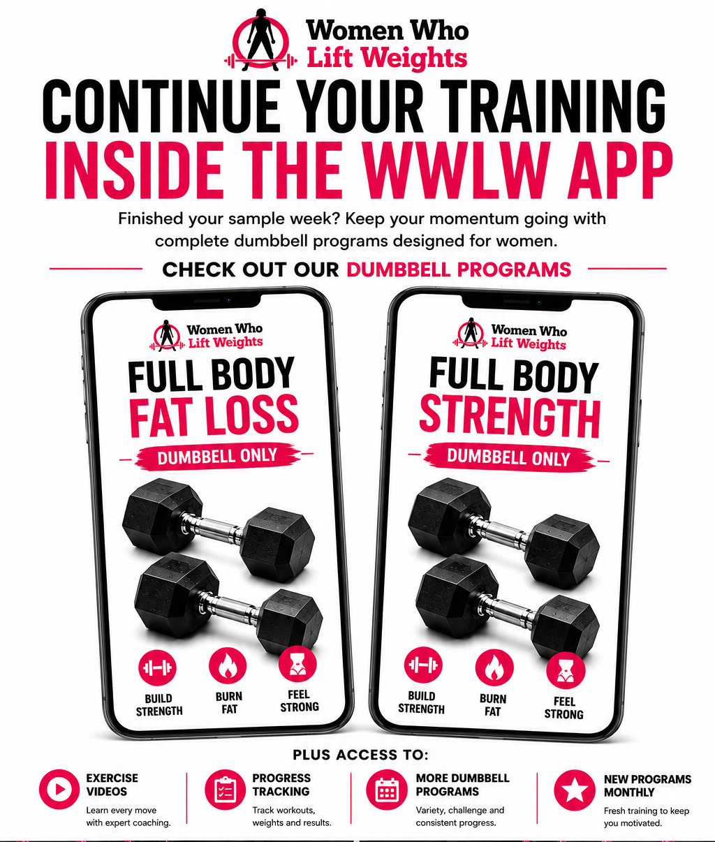 WWLW App Dumbbell Programs