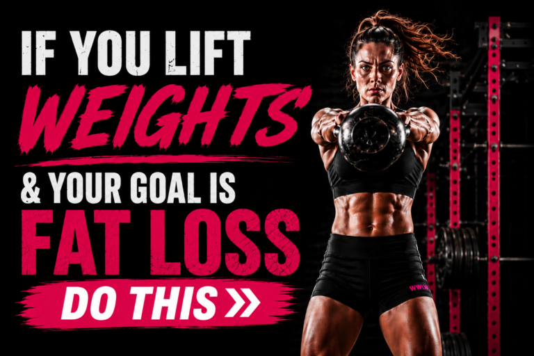 If You Lift Weights & Your Goal Is Fat Loss Do This