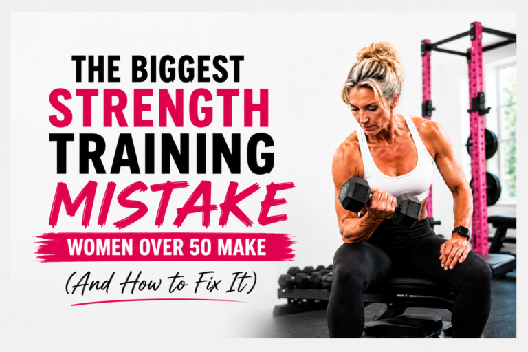 The Biggest Strength Training Mistake Women Over 50 Make (And How to Fix It)