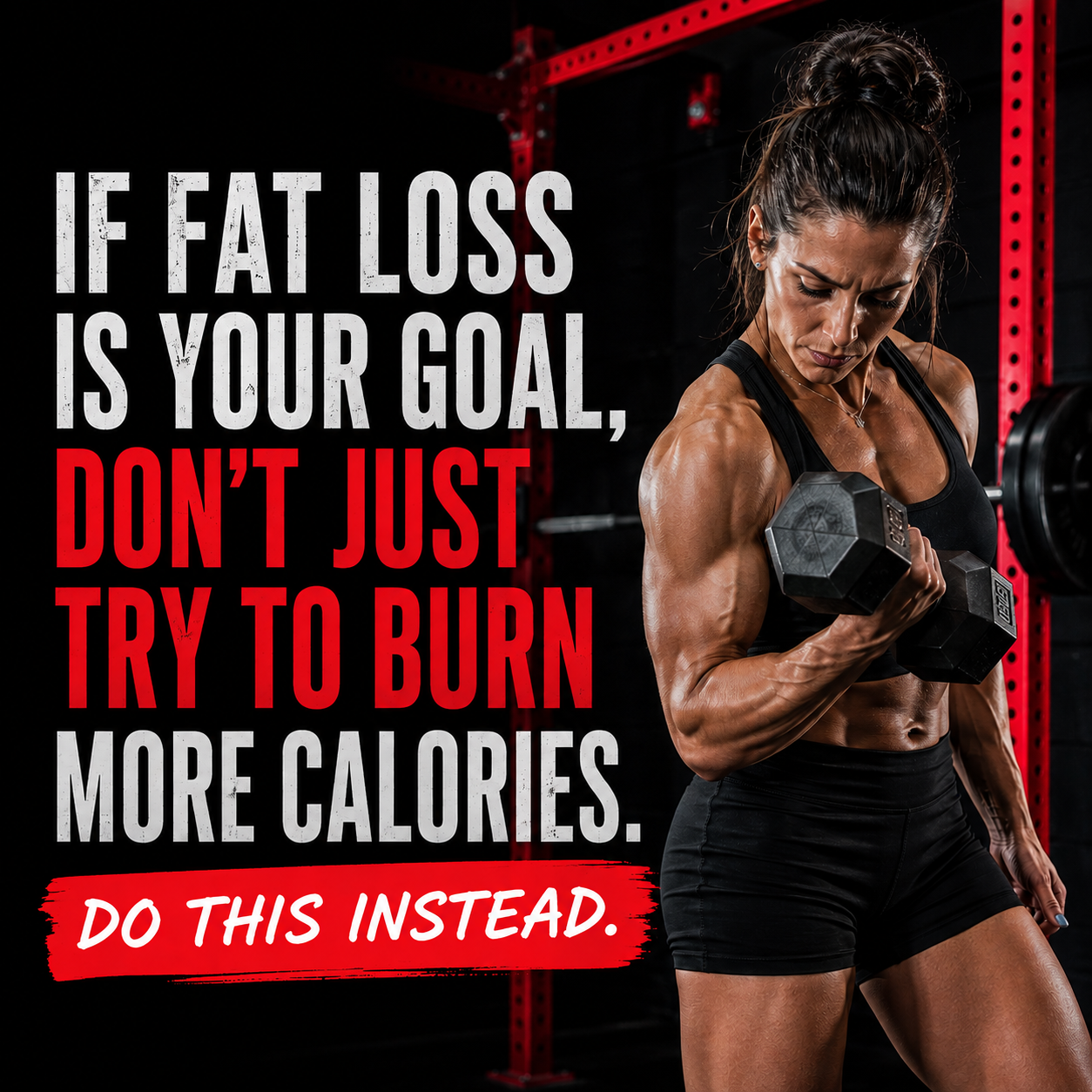 If Fat Loss Is Your Goal, Don't Just Try To Burn More Calories. Do This Instead.