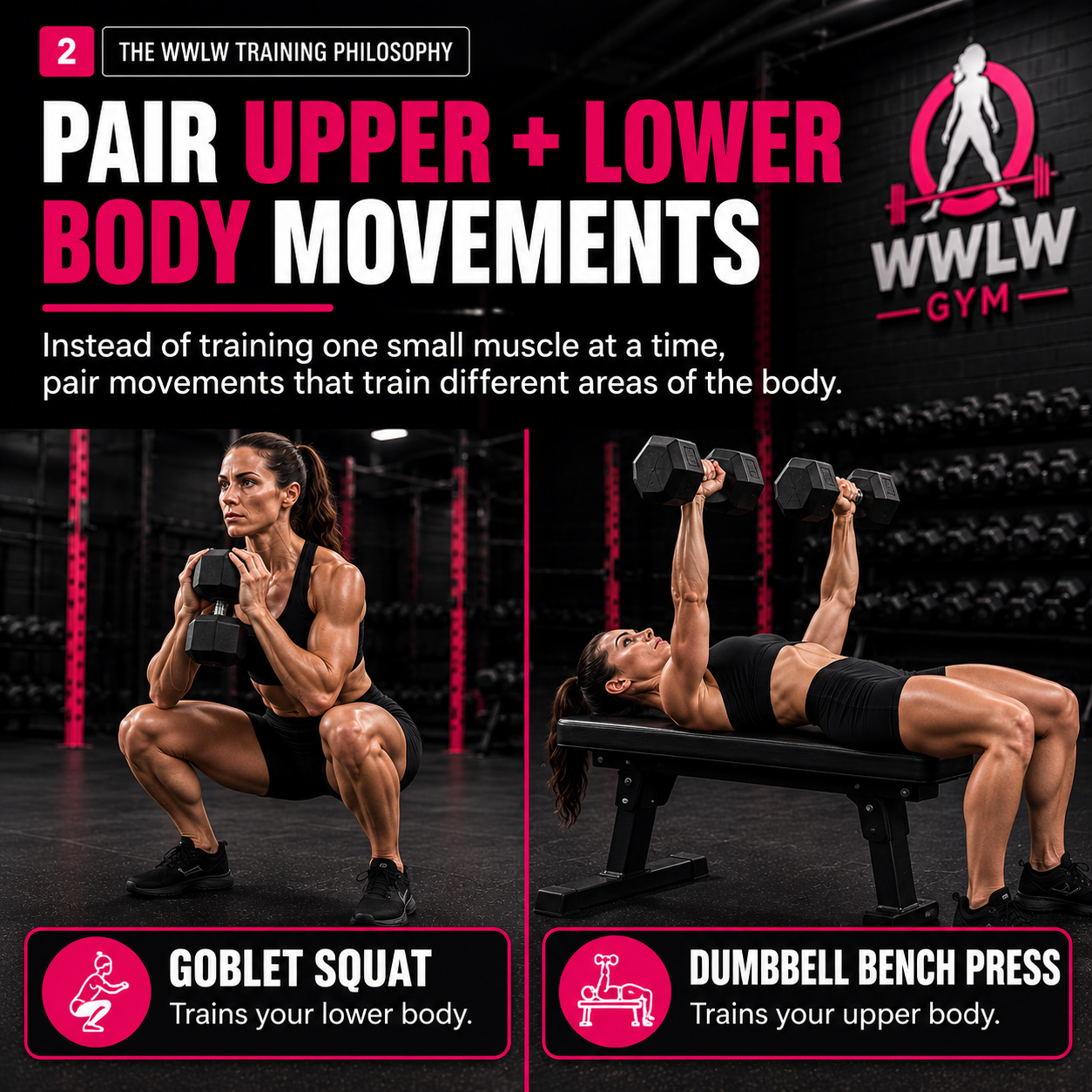 Pair Upper + Lower Body Movements