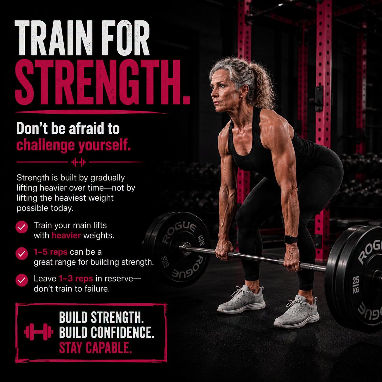 Train For Strength - Don't Be Afraid To Challenge Yourself