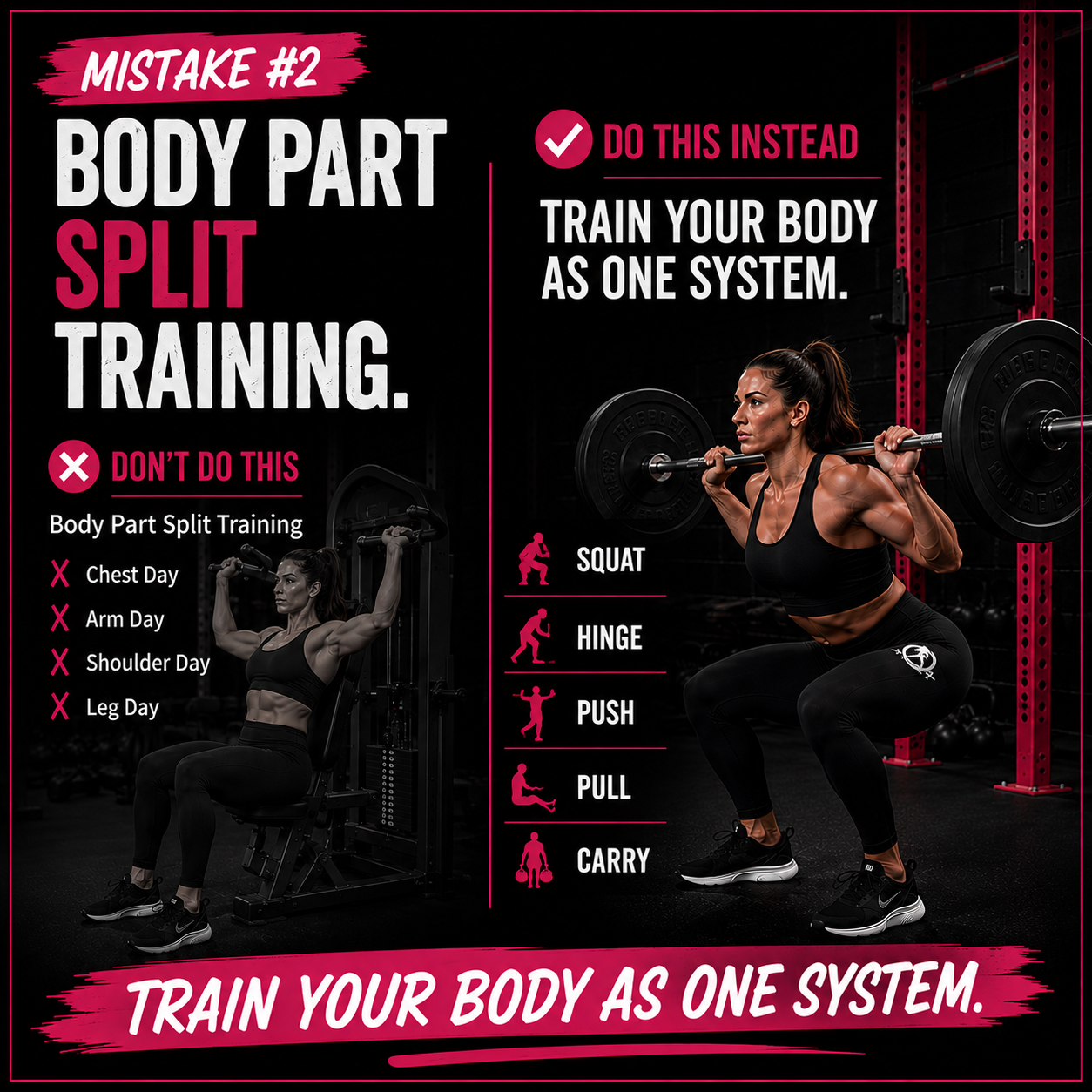 Mistake 2 - Body Part Split Training