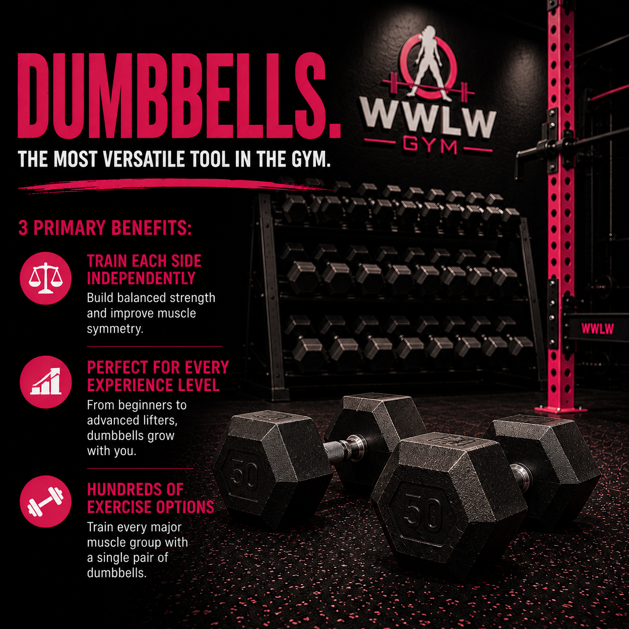 Dumbbells - Build Muscle & Full-Body Strength