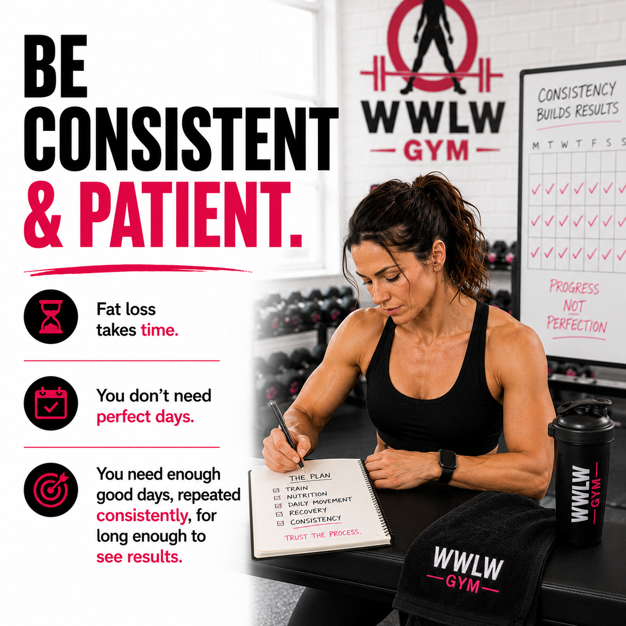 Be Consistent & Patient