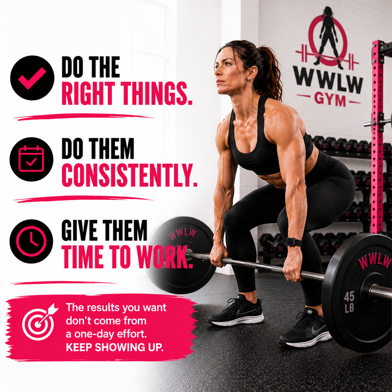 Do The Right Things. Do Them Consistently. Give Them Time To Work.