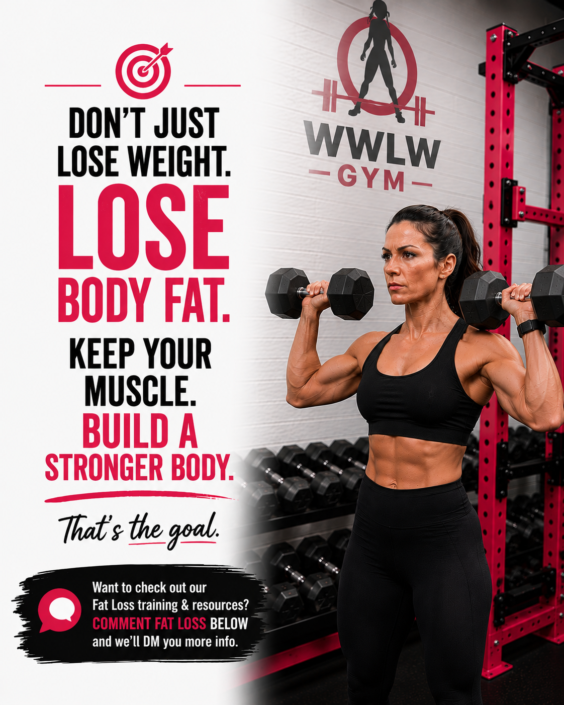 Don't Just Lose Weight. Lose Body Fat. Keep Your Muscle. Build A Stronger Body.