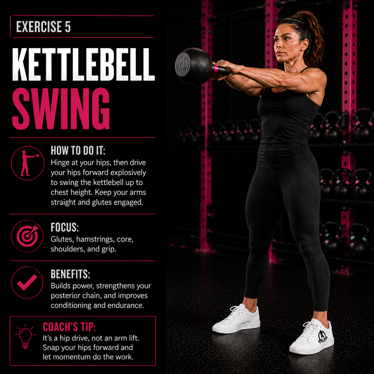 Kettlebell Swing exercise demonstration