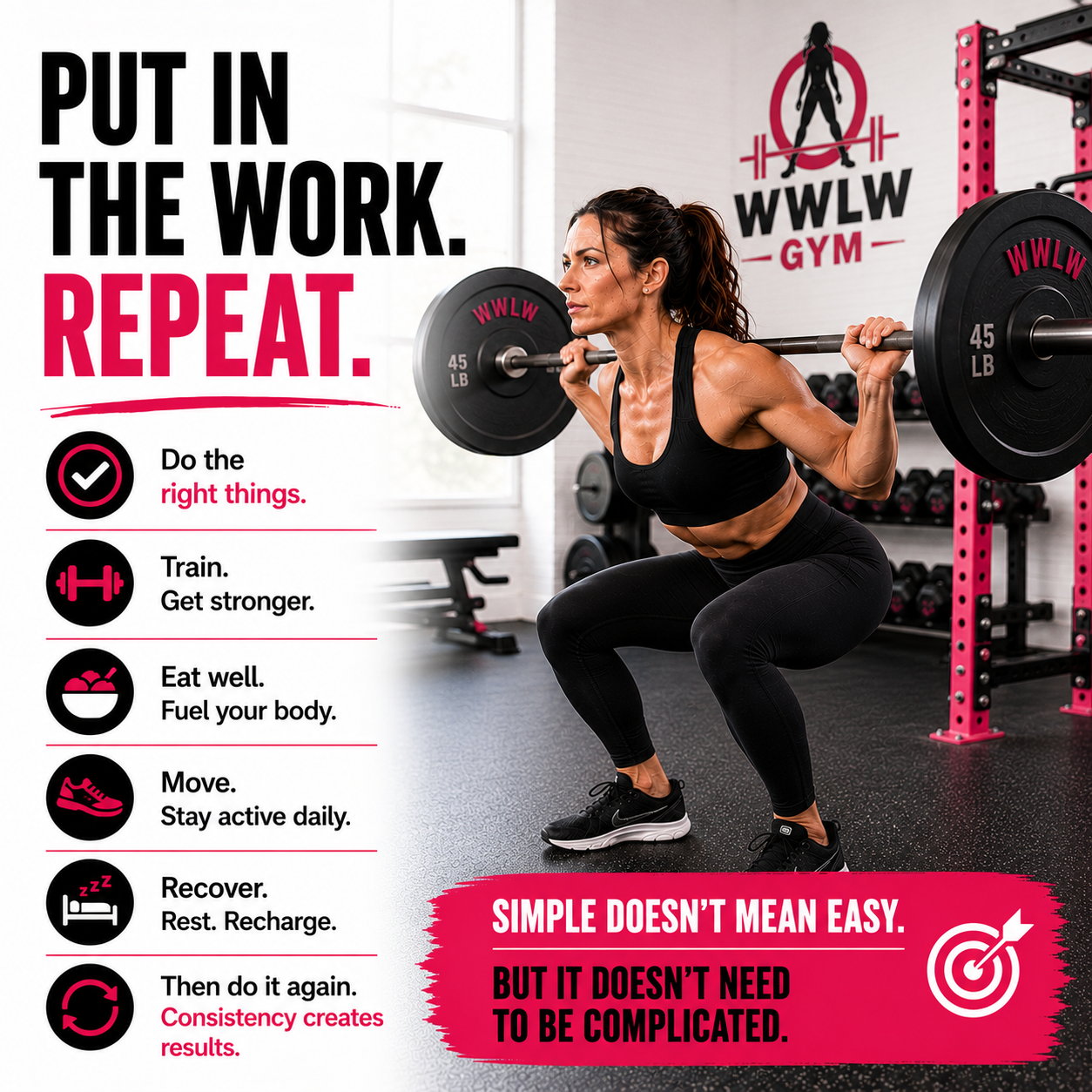 Put In The Work. Repeat.