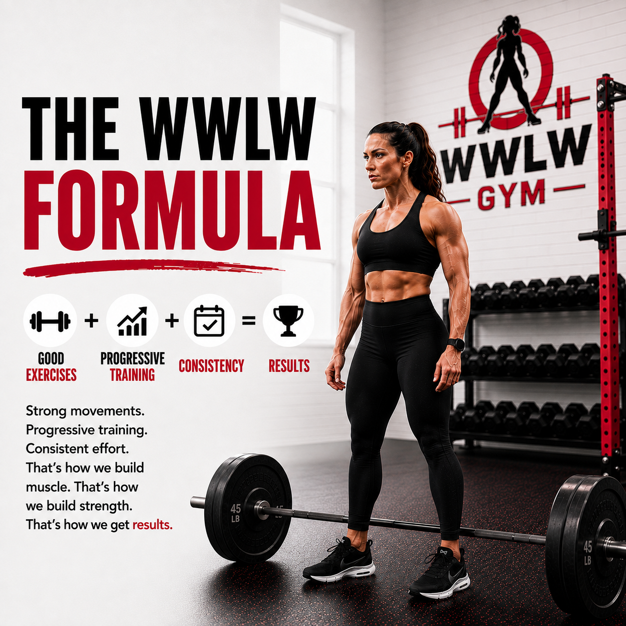 The WWLW Formula — Good Exercises + Progressive Training + Consistency = Results