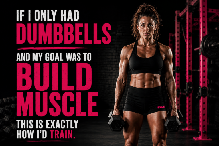 If I Only Had Dumbbells And My Goal Was To Build Muscle… This Is Exactly How I’d Train. 