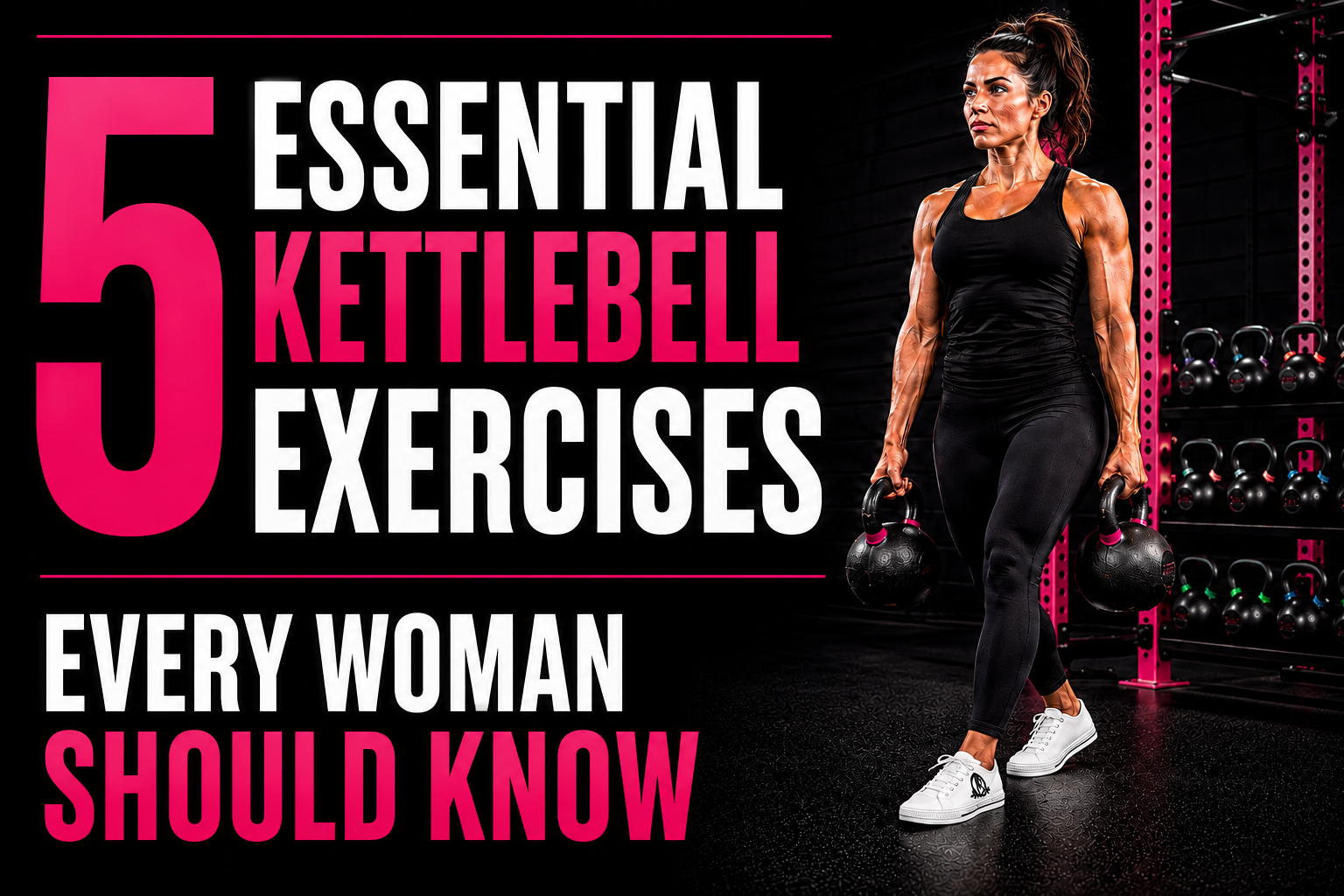 5 Essential Kettlebell Exercises Every Woman Should Know