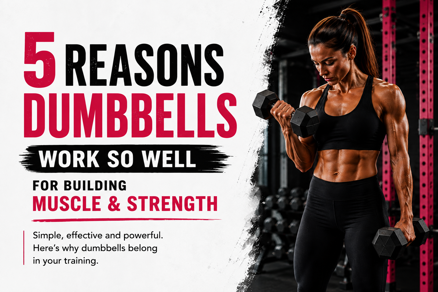 5 Reasons Dumbbells Work So Well for Building Muscle & Strength