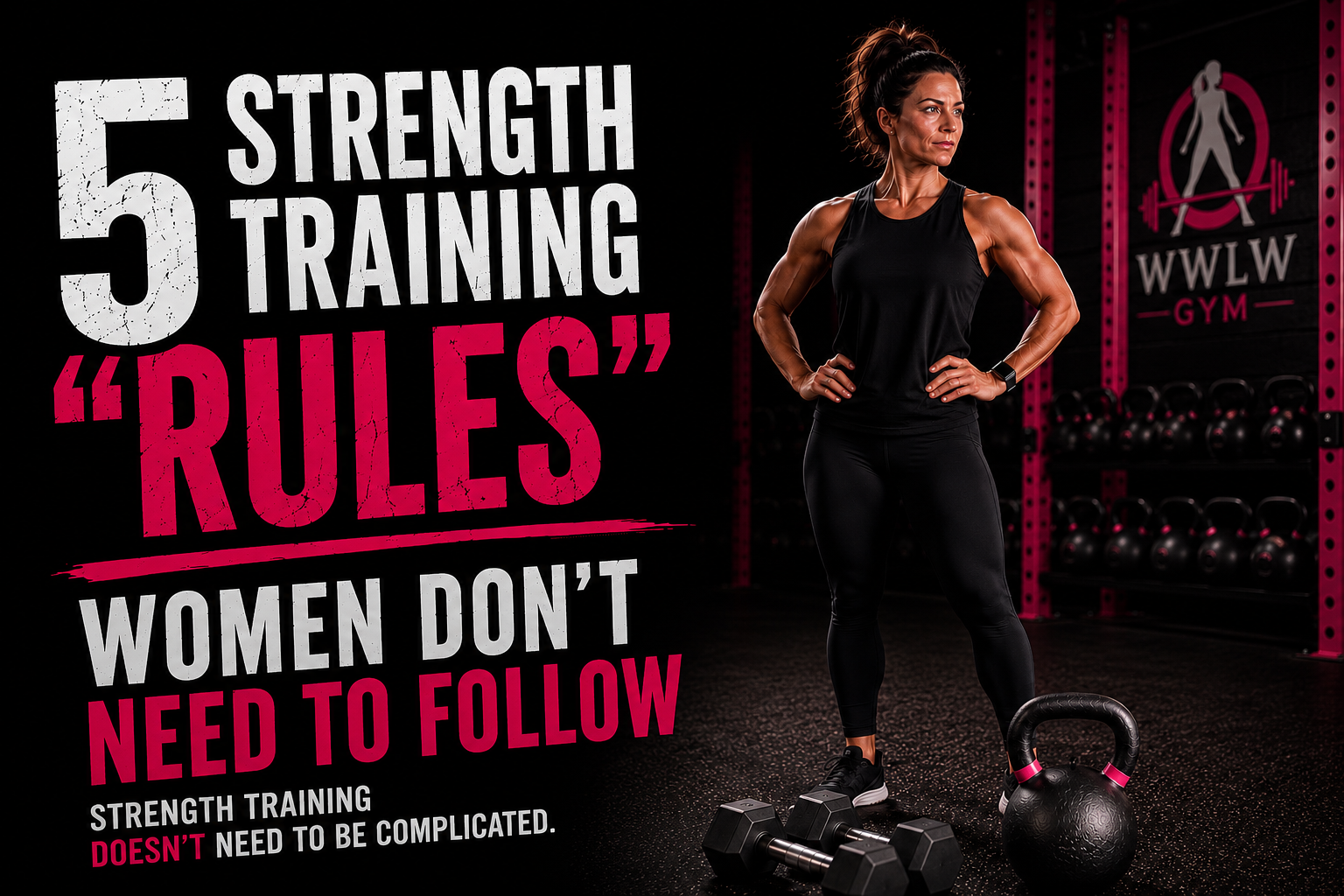 5 STRENGTH TRAINING “RULES” WOMEN DON’T NEED TO FOLLOW