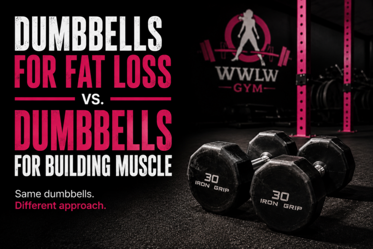 DUMBBELLS FOR FAT LOSS VS. DUMBBELLS FOR BUILDING MUSCLE