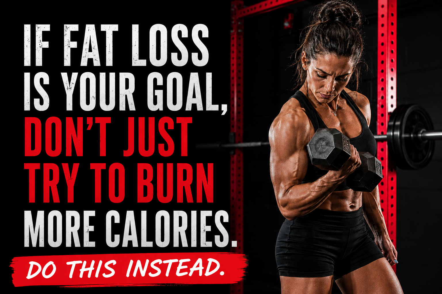 If Fat Loss Is Your Goal, Don’t Just Try to Burn More Calories. Do This Instead.