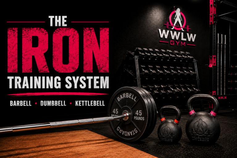 THE IRON Training System: Barbell, Dumbbell, Kettlebell
