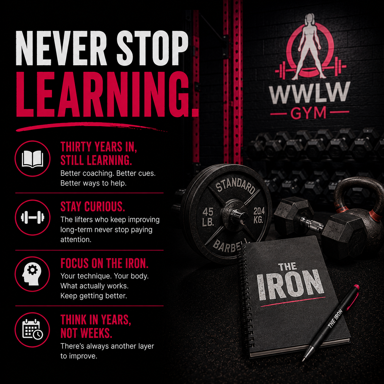 Never Stop Learning
