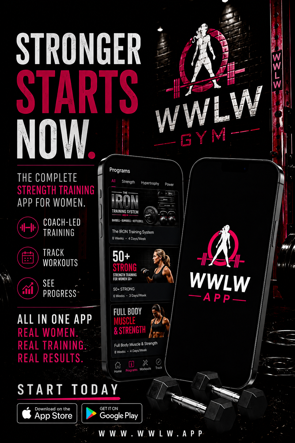Stronger Starts Here — WWLW App